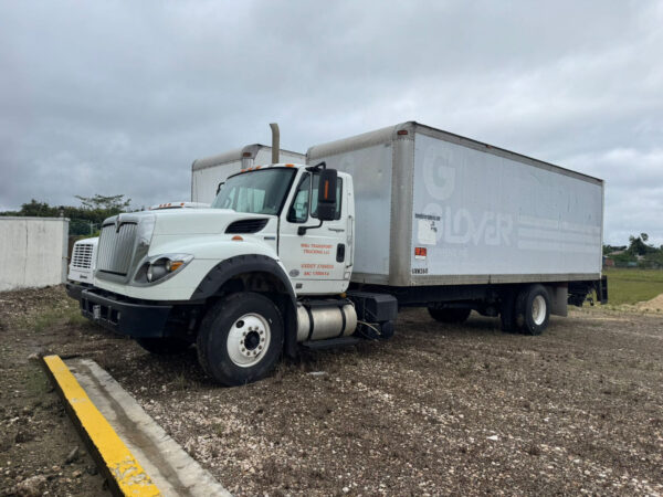 2013 International Cargo Truck (White)
